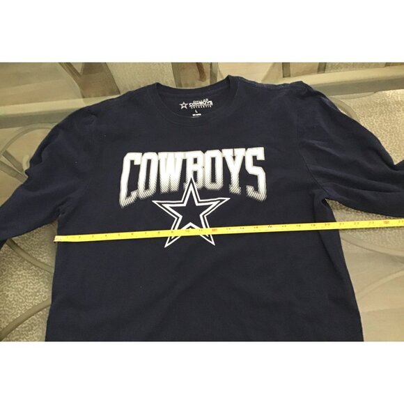 DALLAS COWBOYS AUTHENTIC MENS NAVY CREW NECK COTTON GRAPHIC T-SHIRT SIZE LARGE - Picture 5 of 6